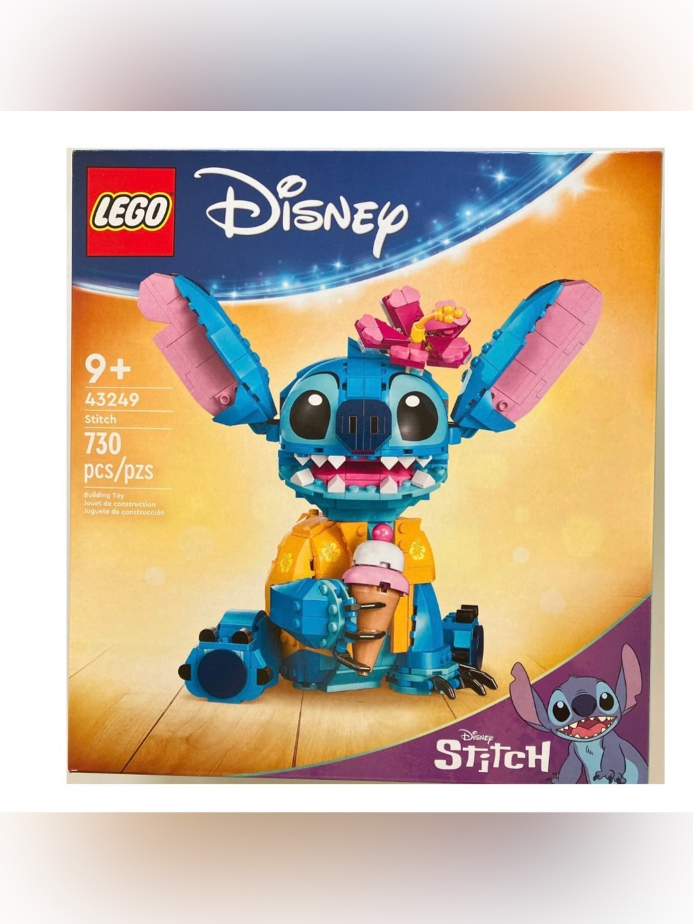 LEGO Disney Stitch Buildable Figure - Blue & Pink/ NEW IN BOX
